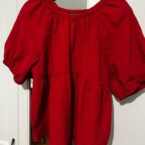 Old Navy Red Summer top, size large